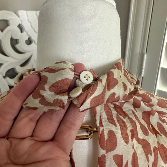 REISS Teya Animal Print Mini Dres - Picture 10 of 12